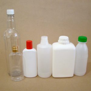 Embalagens de frascos de 161 a 1000ml.