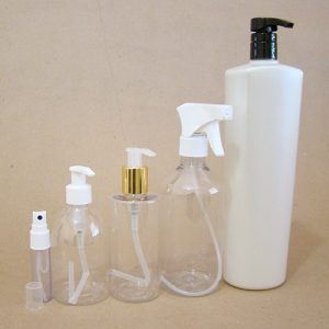 Embalagens frascos com válvula